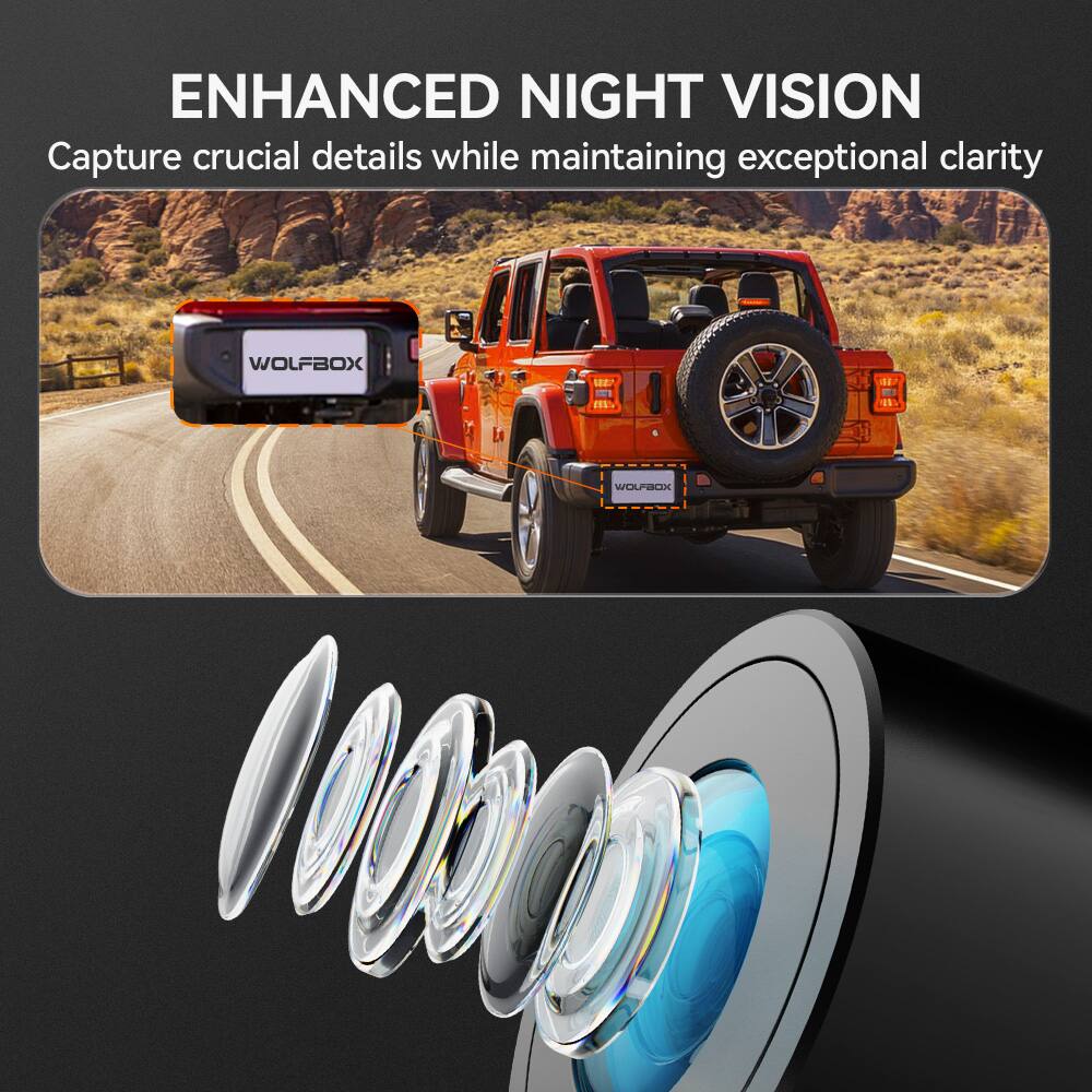 ENHANCED NIGHT VISION  
Capture crucial details while maintaining exceptional clarity  

WOLFBOX
