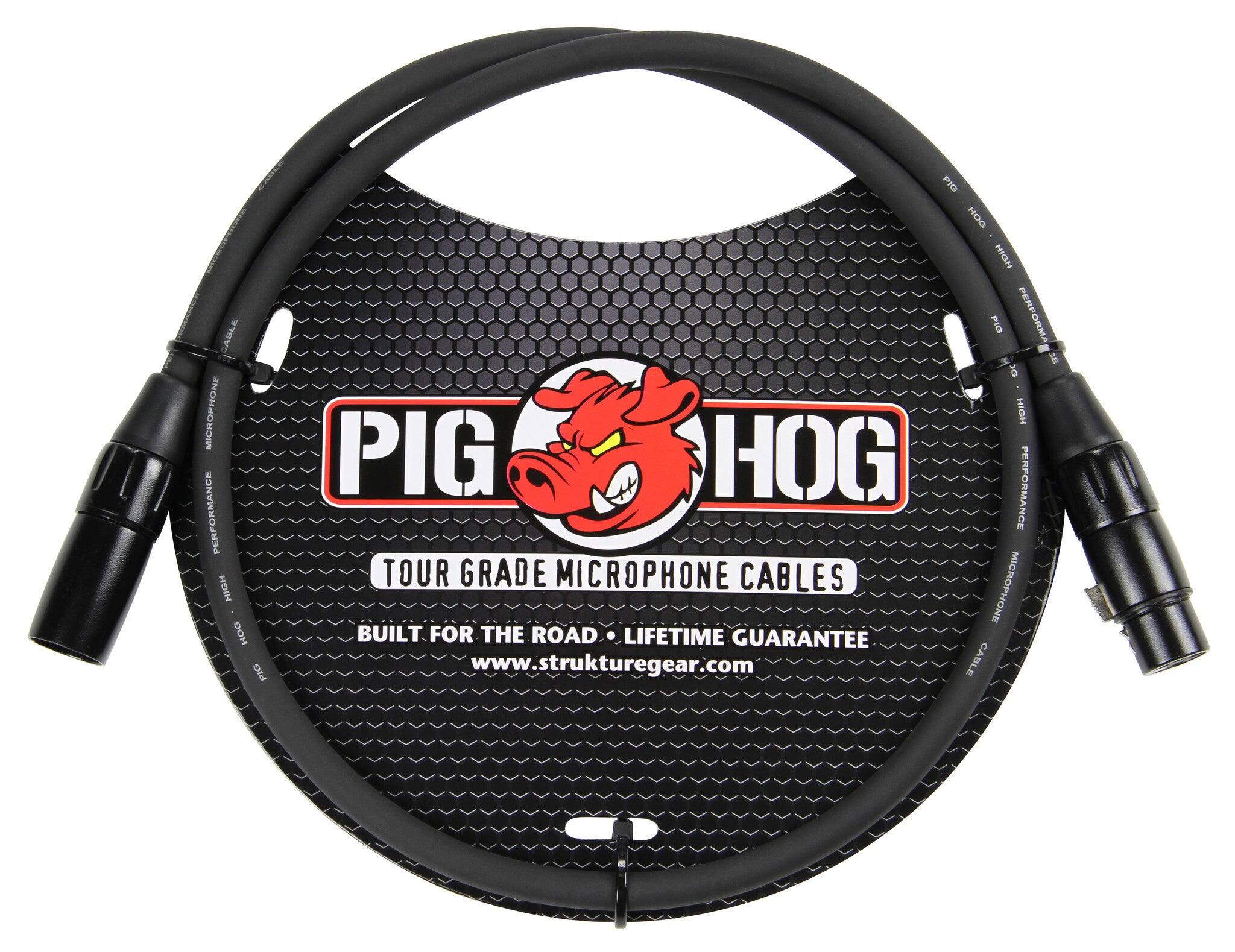 PIG HOG  
TOUR GRADE MICROPHONE CABLES  
BUILT FOR THE ROAD • LIFETIME GUARANTEE  
www.strukturegear.com