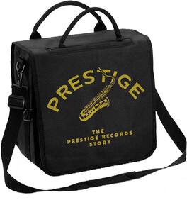 PopMarket - Rocksax - Prestige Records - Logo - Vinyl LP Backpack (Black) - Multicolor