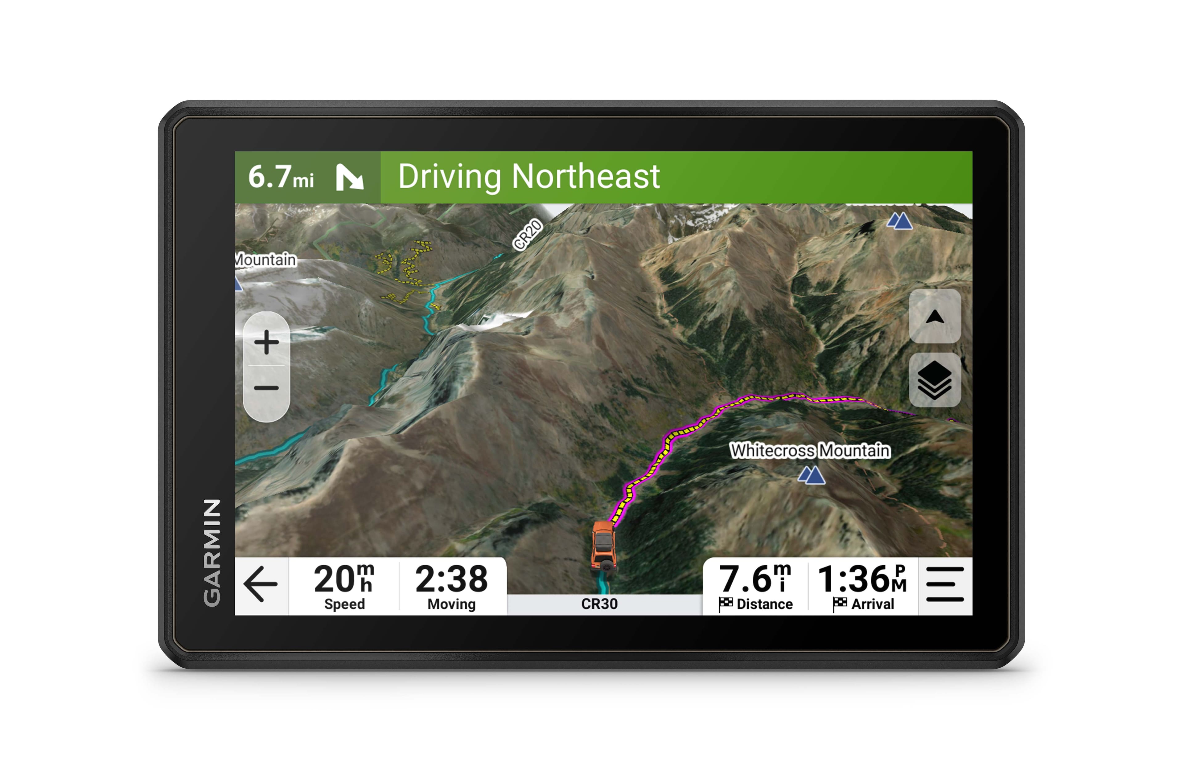 Garmin - Tread 2 - Overland Edition Powersport Navigator 8" GPS with Built-In Bluetooth - Black