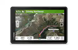 Garmin - Tread 2 - Overland Edition Powersport Navigator 8" GPS with Built-In Bluetooth - Black - Front_Zoom