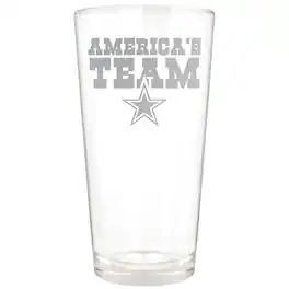 Great American Products - Dallas Cowboys Etched 16oz. Rally Cry Pint Glass - Multicolor