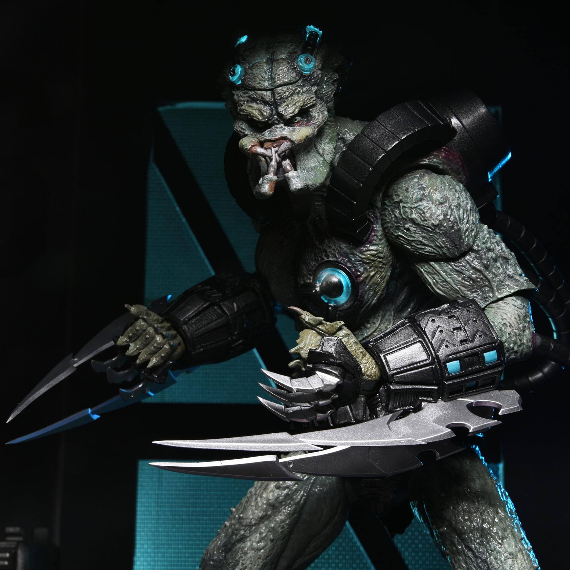 Alt View 3. NECA - Predator: Concrete Jungle Ultimate Stone Heart 7 Inch Scale Action Figure.