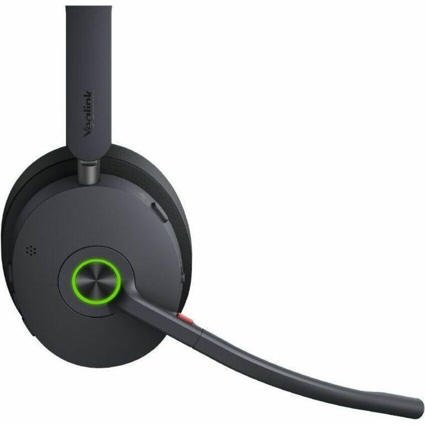 Alt View 3. Yealink - Yealink WH68 Hybrid DECT Wireless Headset - Microsoft Teams Certification - Stereo - Wireless - Bluetooth/DECT - 492.1 - Black.
