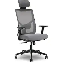 La-Z-Boy - Joel Ergonomic Mesh Swivel Executive Chair, (51448) - Gray