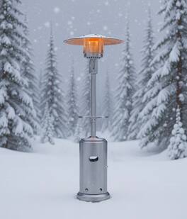 GARVEE - 48,000 BTU Propane Patio Heater, with Table and Wheels