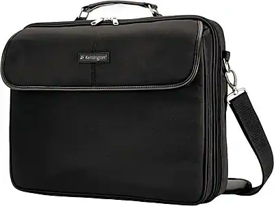 Front. Kensington - Laptop Case Polyester - Black.