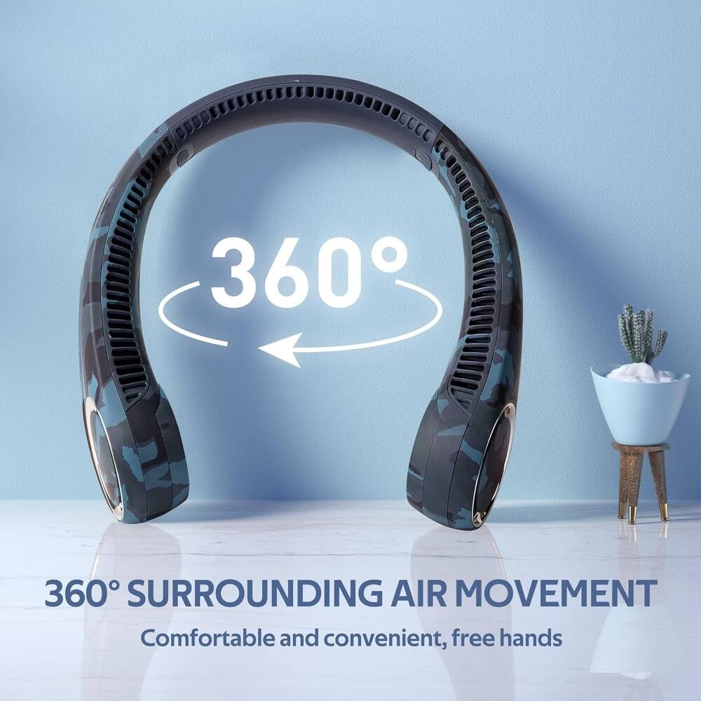 360° SURROUNDING AIR MOVEMENT  
Comfortable and convenient, free hands