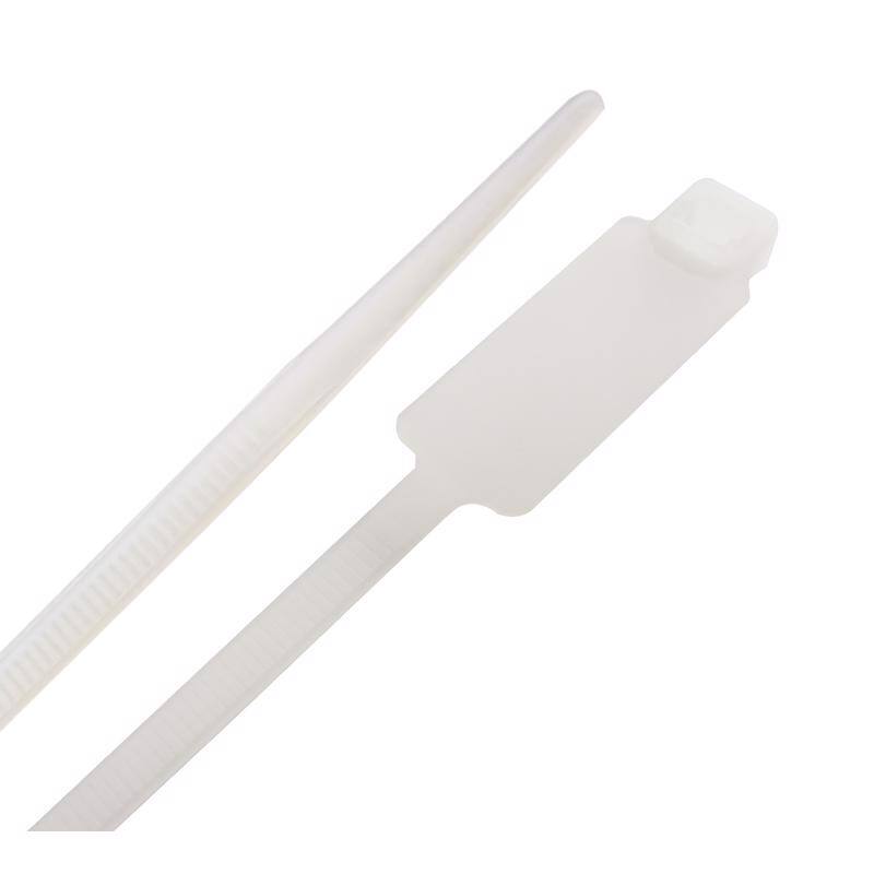Angle. Steel Grip - Steel Grip 8 in. L White Cable Tie 25 pk.