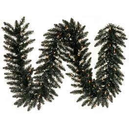 Vickerman - 9'x14" Garland Dura-Lit LED 100WmWt 250 Tips - Black