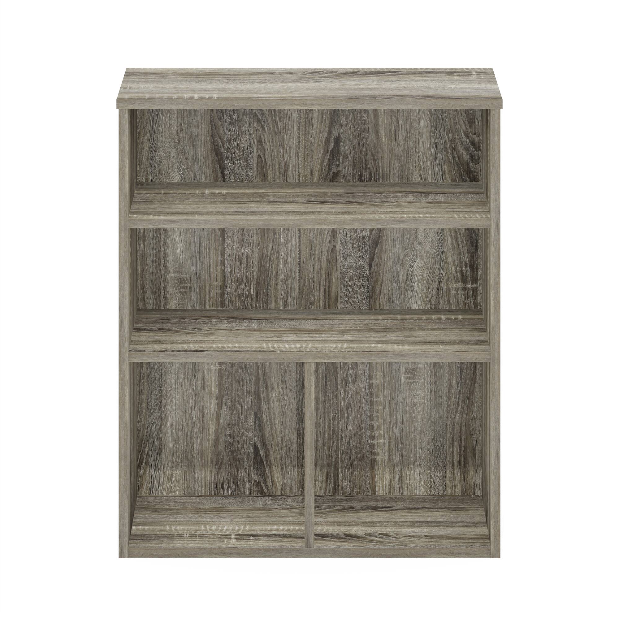 Alt View 1. Furinno - Pasir 3 Tier Display Bookcase - French Oak.