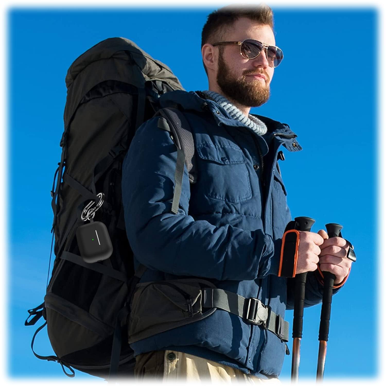 Alt View 16. SaharaCase - Case for Apple AirPods Pro 2 (2nd Generation 2022) - Black.