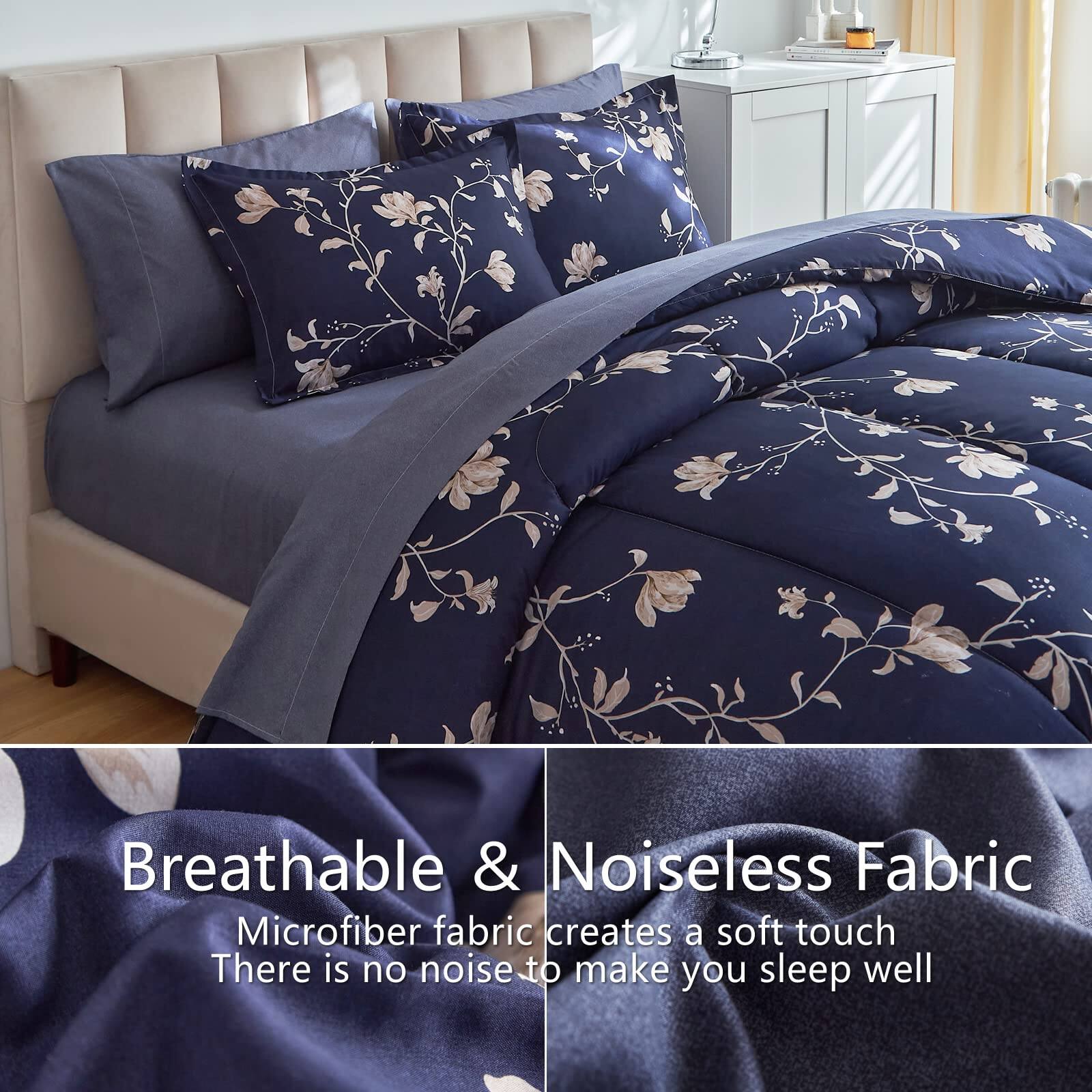 Breathable & Noiseless Fabric

Microfiber fabric creates a soft touch. There is no noise to make you sleep well.