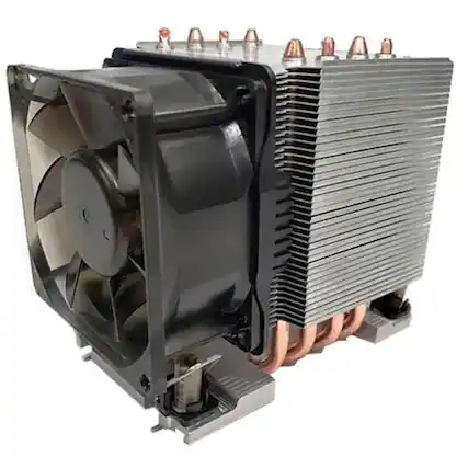 Front. Dynatron - S6 CPU Cooler - Aluminum, Black.