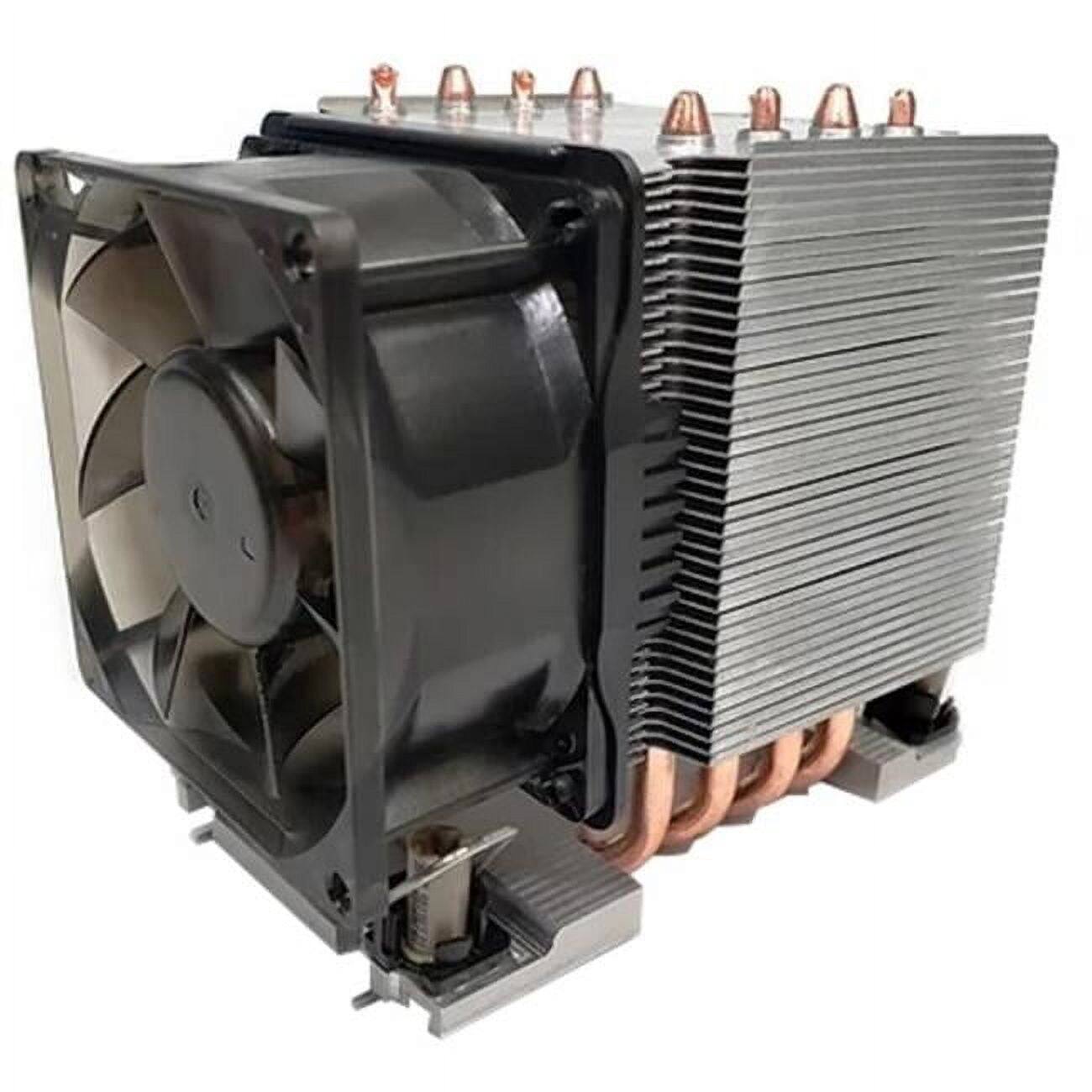 Front. Dynatron - S6 CPU Cooler - Aluminum, Black.