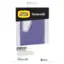 The image features a purple Otterbox Defender case for the Galaxy S25. The case is designed to protect the phone from drops and impacts, as it has been tested to withstand seven feet of drop protection. The case also provides a secure grip and is made with a textured surface to prevent slipping. The case is designed for the Samsung Galaxy S25 and is available in a purple color.