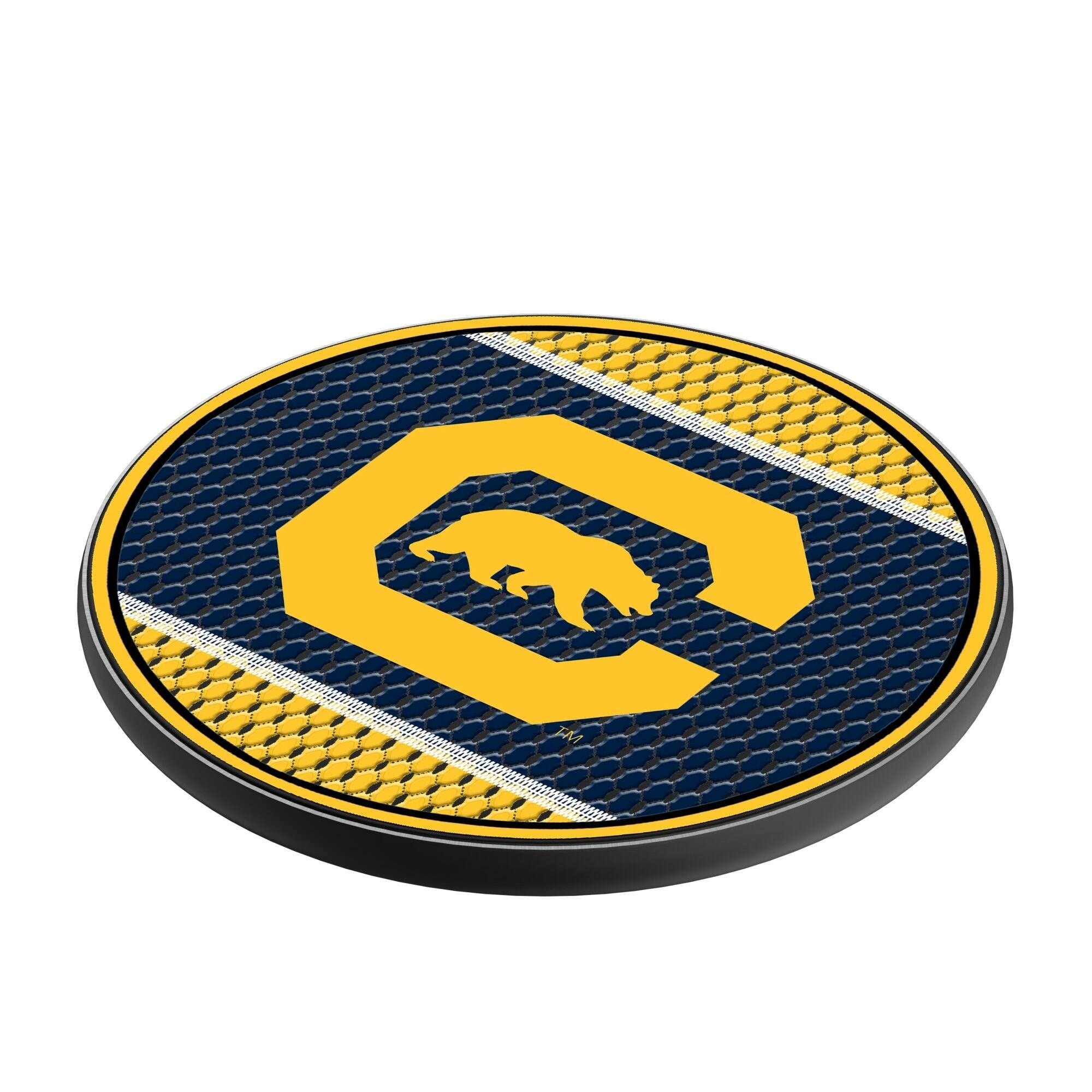 Alt View 1. Keyscaper - Cal Bears 15 Watt Wireless Induction Charger - Black.