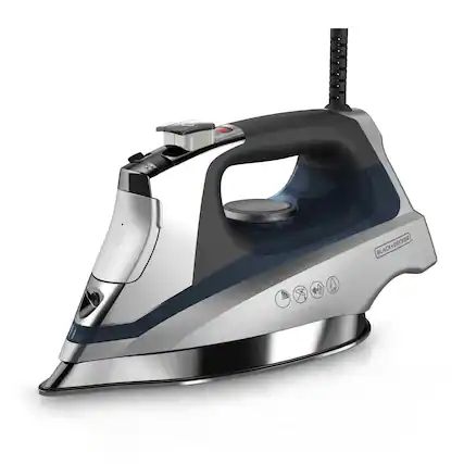 Front. Black+Decker - Black Decker Allure Steam Iron.