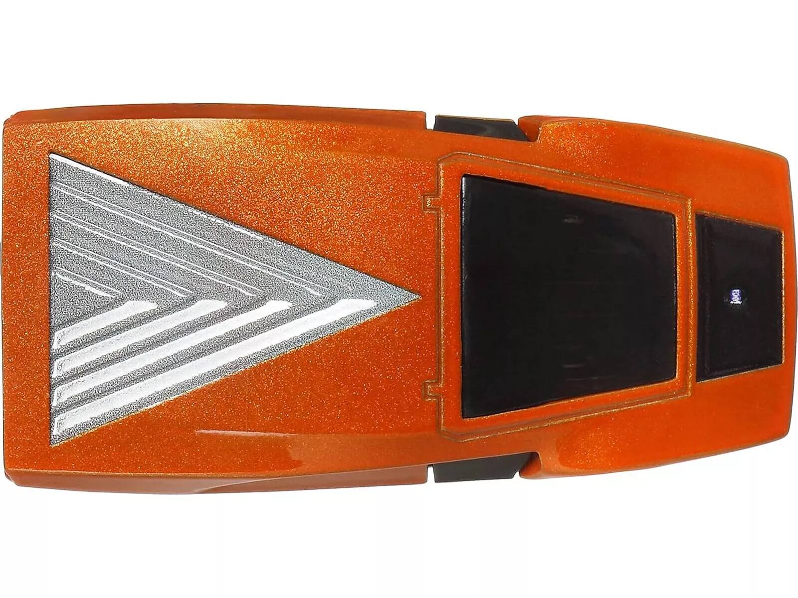 Back. Hot Wheels - Lancia Stratos Zero Concept Car Orange Metallic "Hammer Drop" Series Diecast Model Car by Hot Wheels - Orange Metallic.