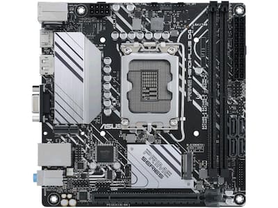 ASUS PRIME H610I PLUS D4 LGA 1700 mini ITX Motherboard (PCIe 4.0 ASUS PRIME H610I PLUS D4 LGA 1700 mini ITX Motherboard (PCIe 4.0