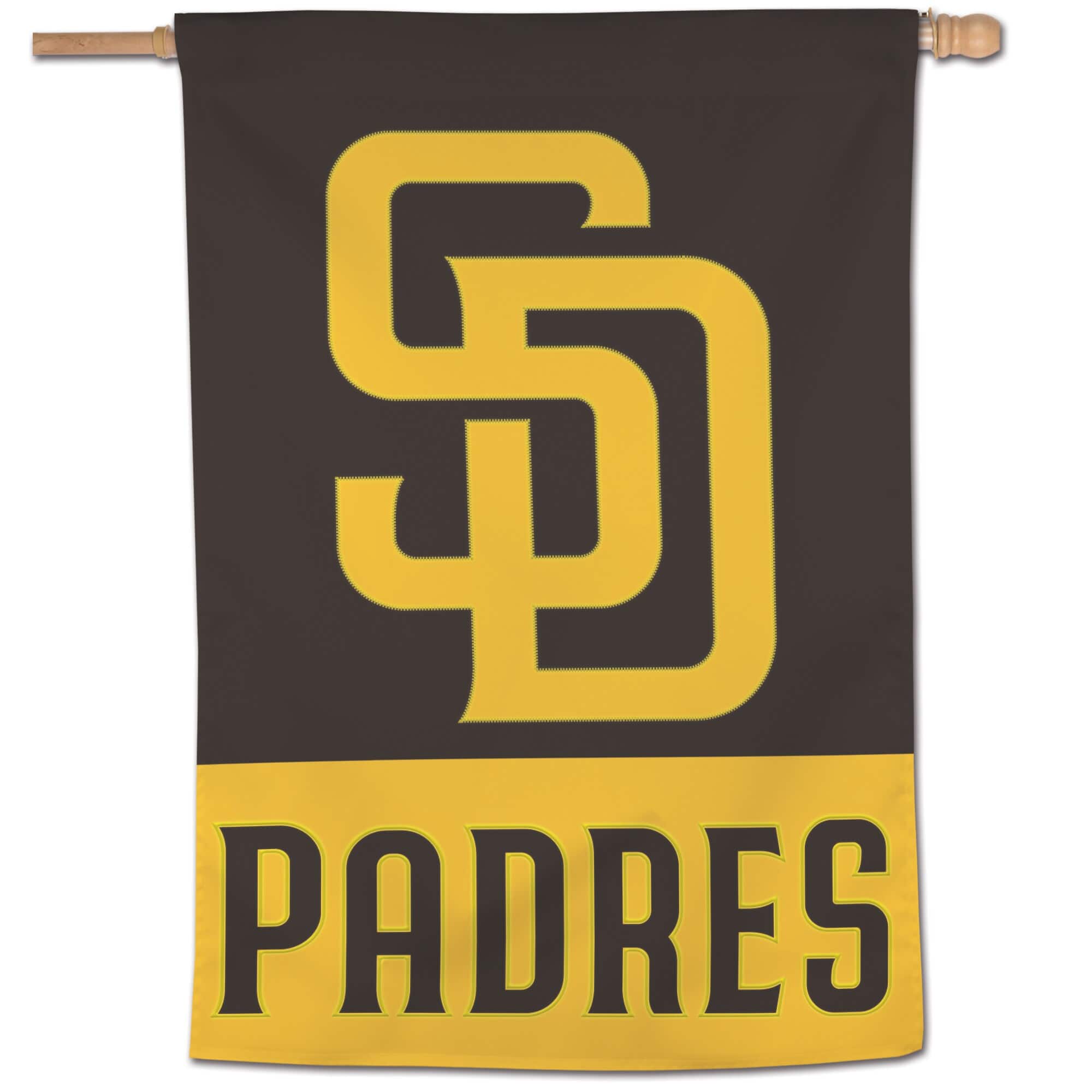 WinCraft - San Diego Padres 28" x 40" Applique Vertical Banner - Multicolor