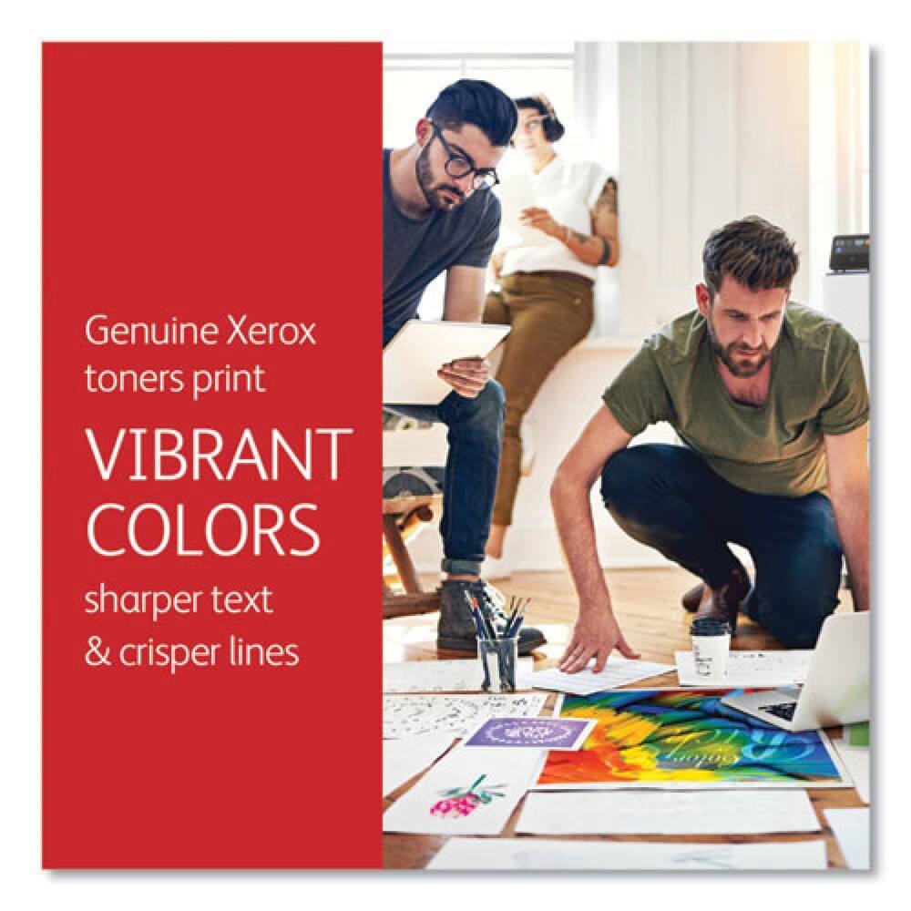 Genuine Xerox toners print  
VIBRANT COLORS  
sharper text & crisper lines