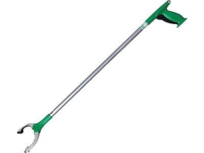 Front. Unger - NiftyNabber Retrieving and Holding Tool, 36.54"L - Silver/Green.