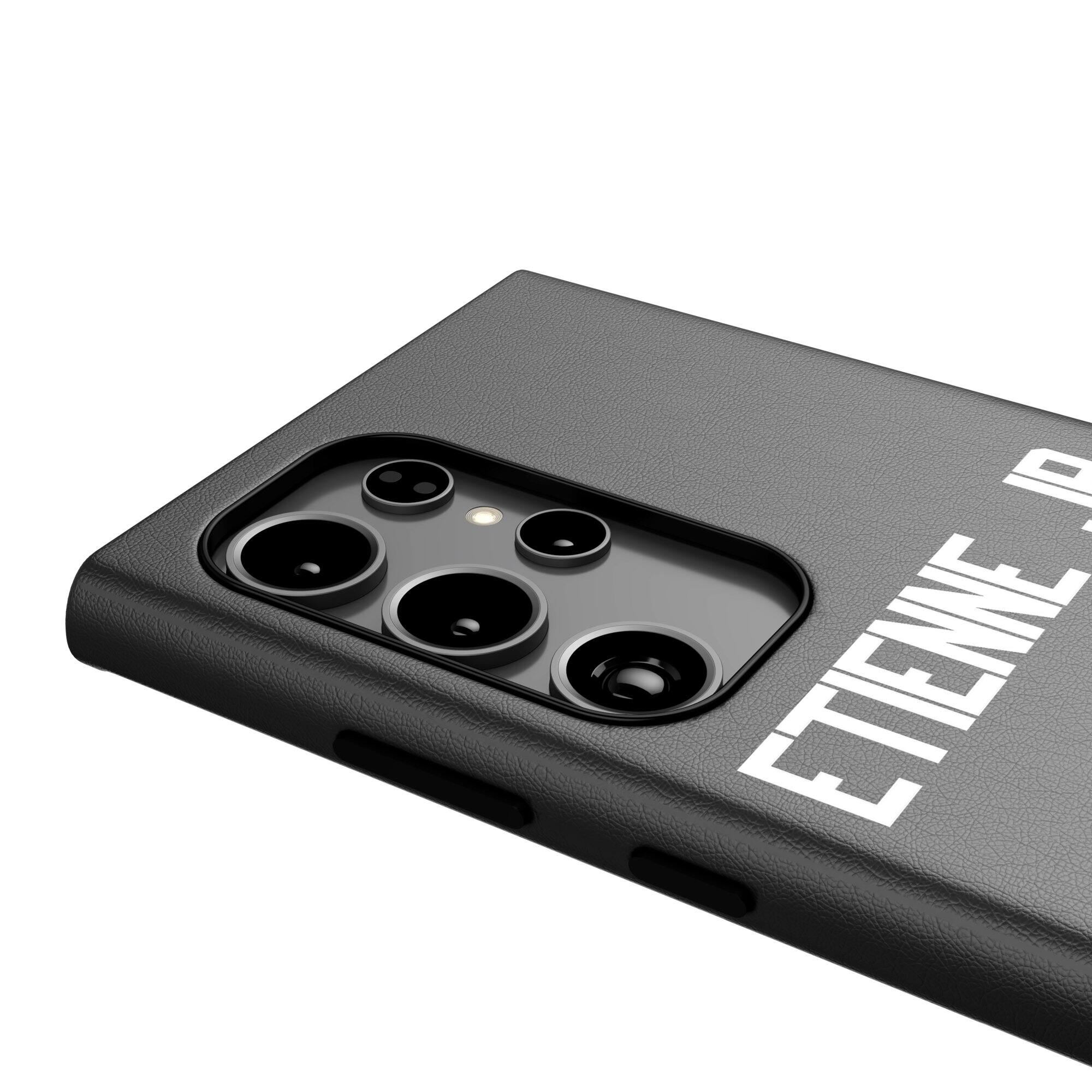 Alt View 3. Keyscaper - Travis Etienne Black Galaxy Magnetic Bump Case - S25 Ultra - Black.