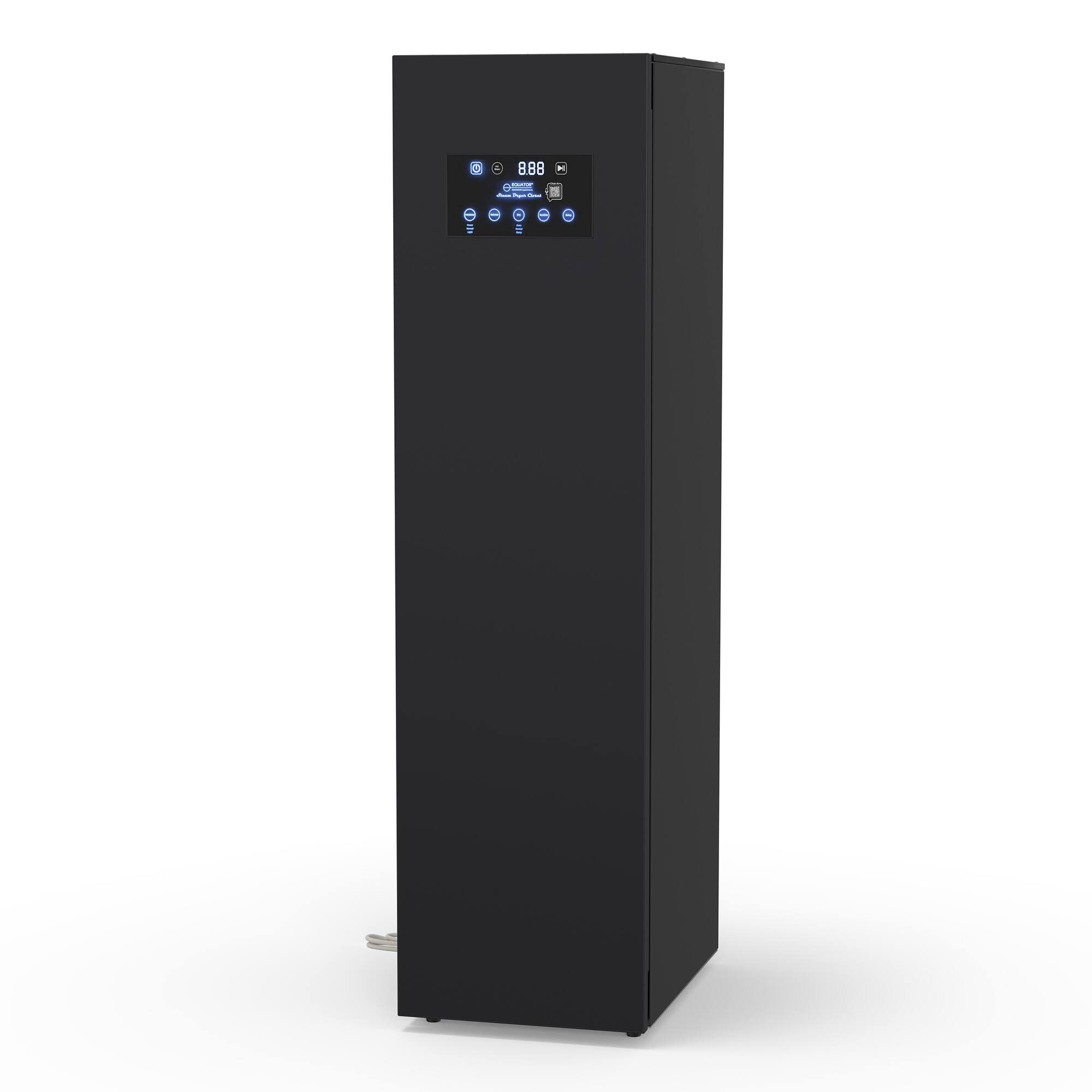 Back. Equator - Equator SDC 760 7.6cf Smart Steam Closet Dryer 4 Moving Hangers Quick20 Refresh Sanitize Deodorize Garment Care - Black.