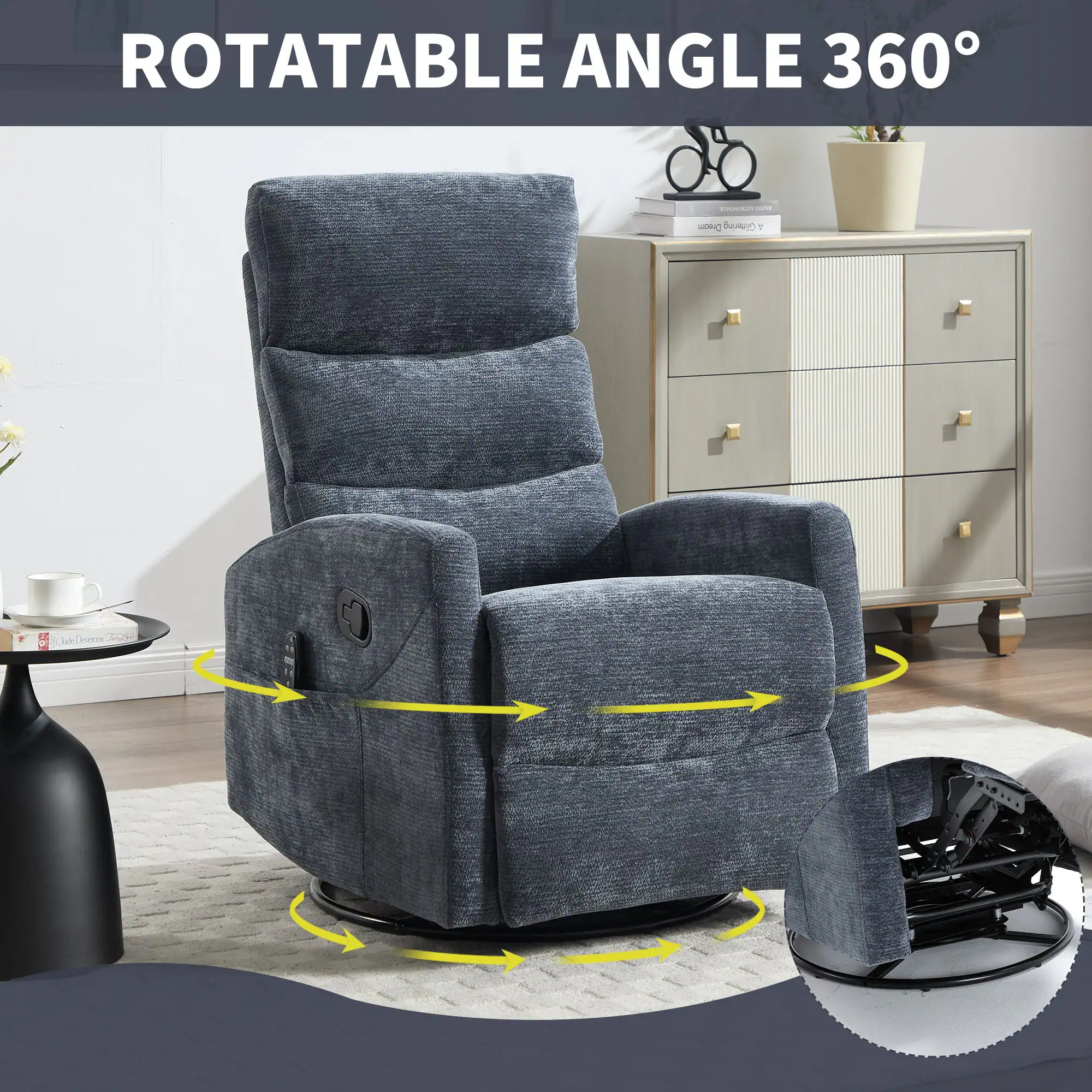 ROTATABLE ANGLE 360°