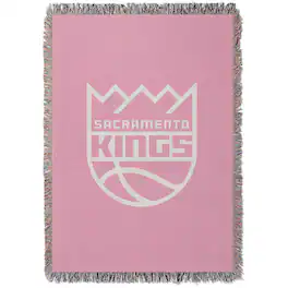 Chad & Jake - Sacramento Kings Woven Blanket - Pink