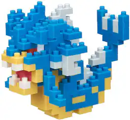 PopMarket - Nanoblock - Pokemon Series - Gyarados Building Kit - COLLECTIBLES - Multicolor