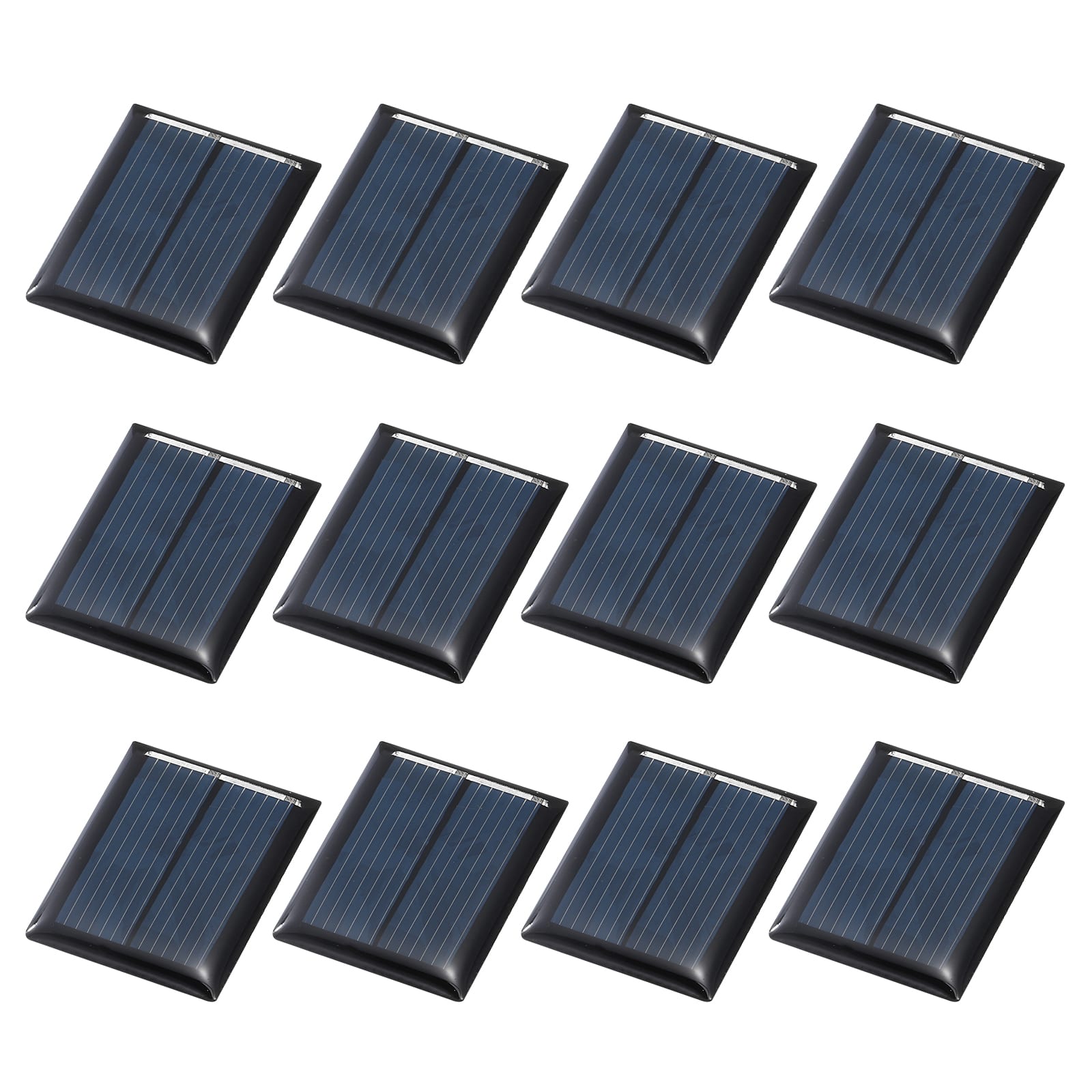 Unique Bargains - 12pcs 1V 0.08W 80mA Mini Solar Panels, Small Solar PV Cells for DIY Electric Toy Materials Kits - Black price history on PriceWatchPro