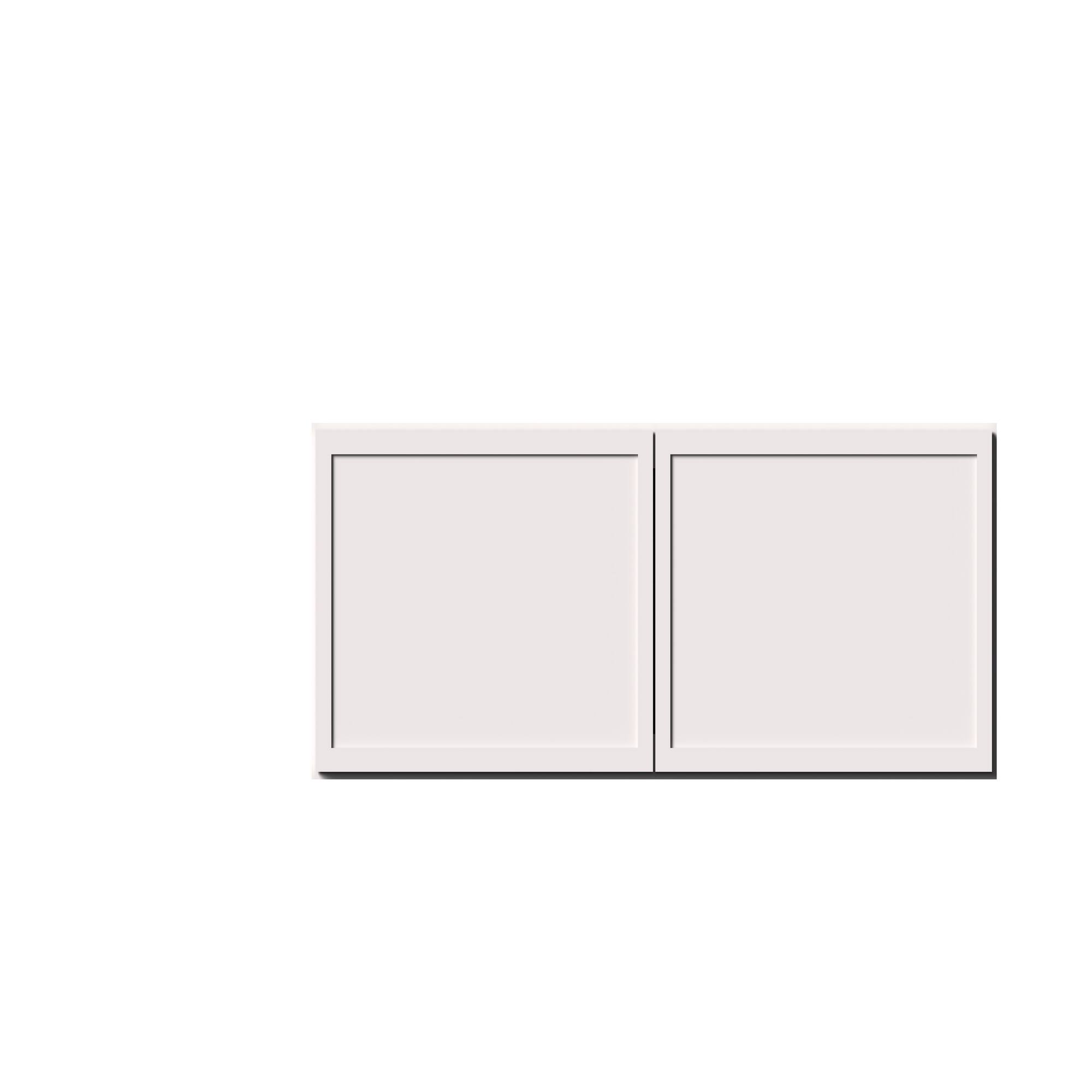Alt View 1. Boyel Living - 36-in W x 12-in H x 12-in D Slim Shaker RTA Kitchen Wall Cabinet with Soft-Close - Snow White.