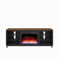 Lumina Deluxe Fireplace TV Stand for TVs up to 70" - Front_Zoom