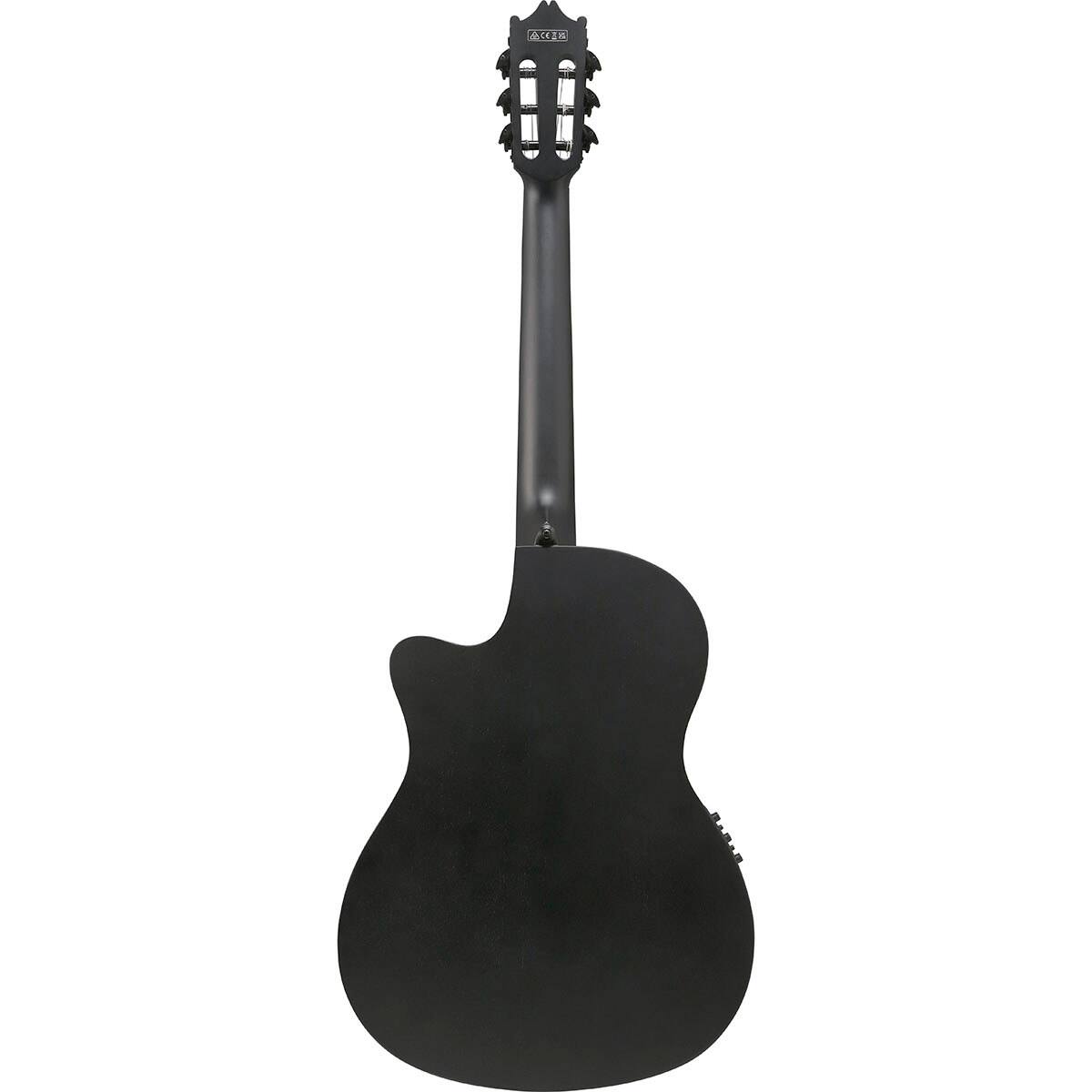Alt View 1. Ibanez - Ibanez Classical Series GA621 Acoustic Electric Guitar, Black Out.