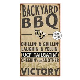 Jardine - UCF Knights 11'' x 20'' Indoor/Outdoor BBQ Sign - Brown