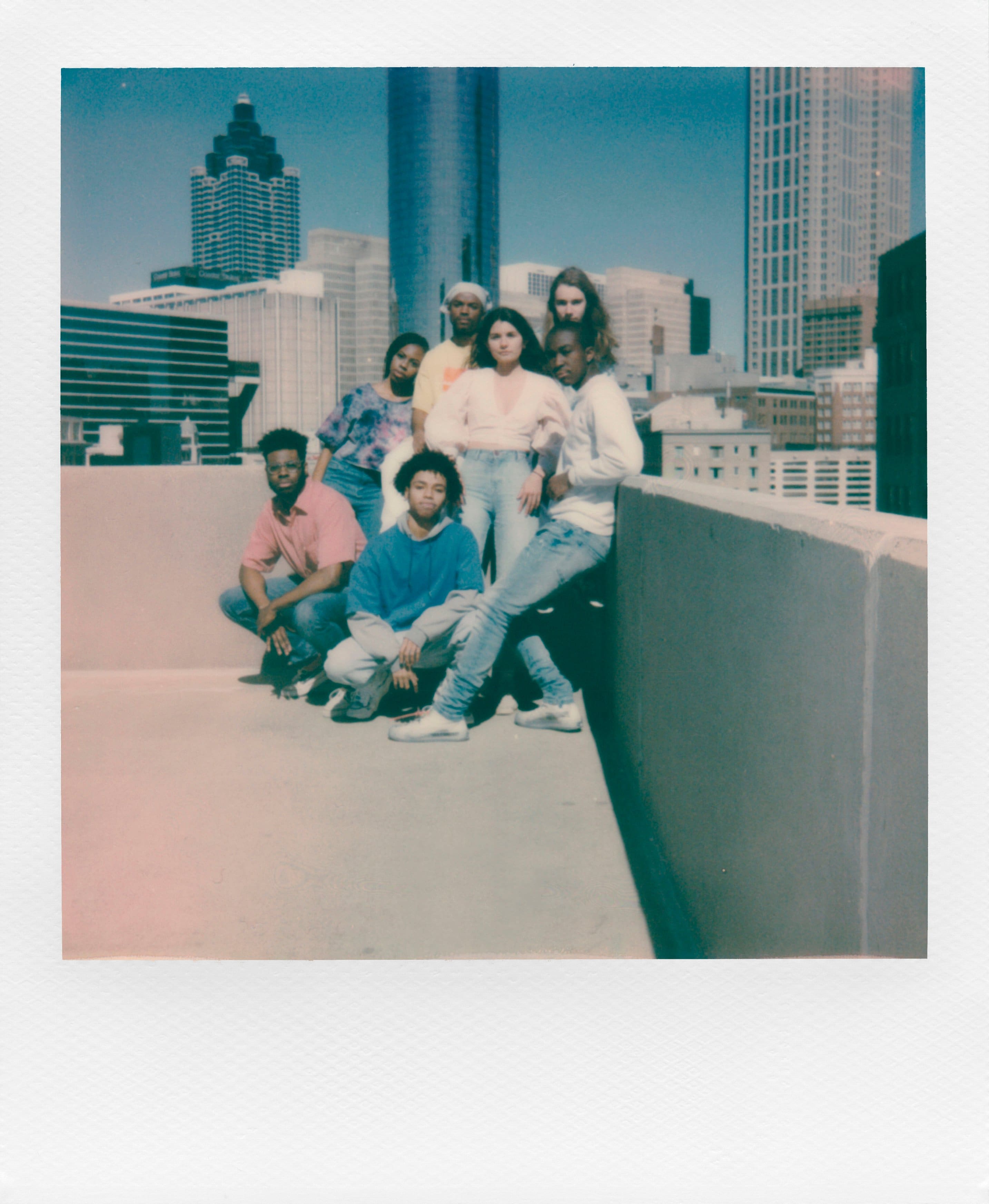 Alt View 13. Polaroid - Now Gen 3 Instant Camera + Color Film Bundle (8 Photos) - Purple.