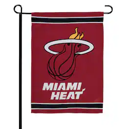WinCraft - Miami Heat 12" x 18" Double-Sided Garden Flag - Multicolor