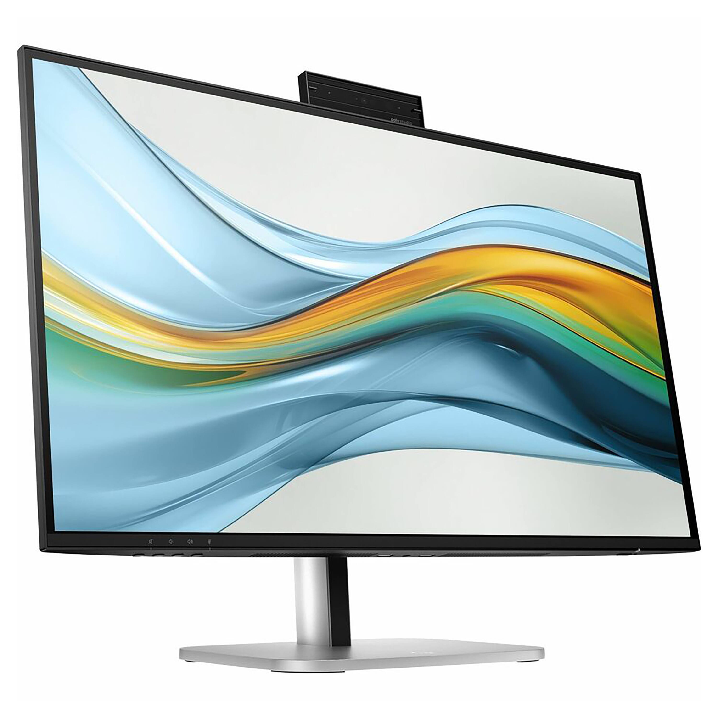 Angle. HP - 27" IPS LCD 100Hz Monitor (USB) - Sleek Black, Silver, Dual Color.