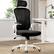 Front. Trinkets Crazed - Ergonomic Office Chair, Home Office Desk Chair with Headrest, High Back Computer Chair with Armrests - white-black.