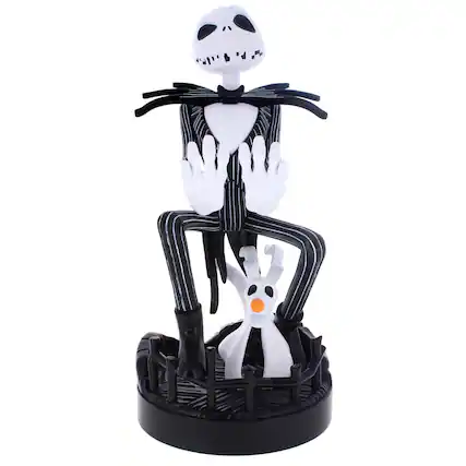 Front. Cable Guys by Exquisite Gaming - Cable Guys: Disney/ NBX Jack Skellington Phone Stand & Controller Holder.