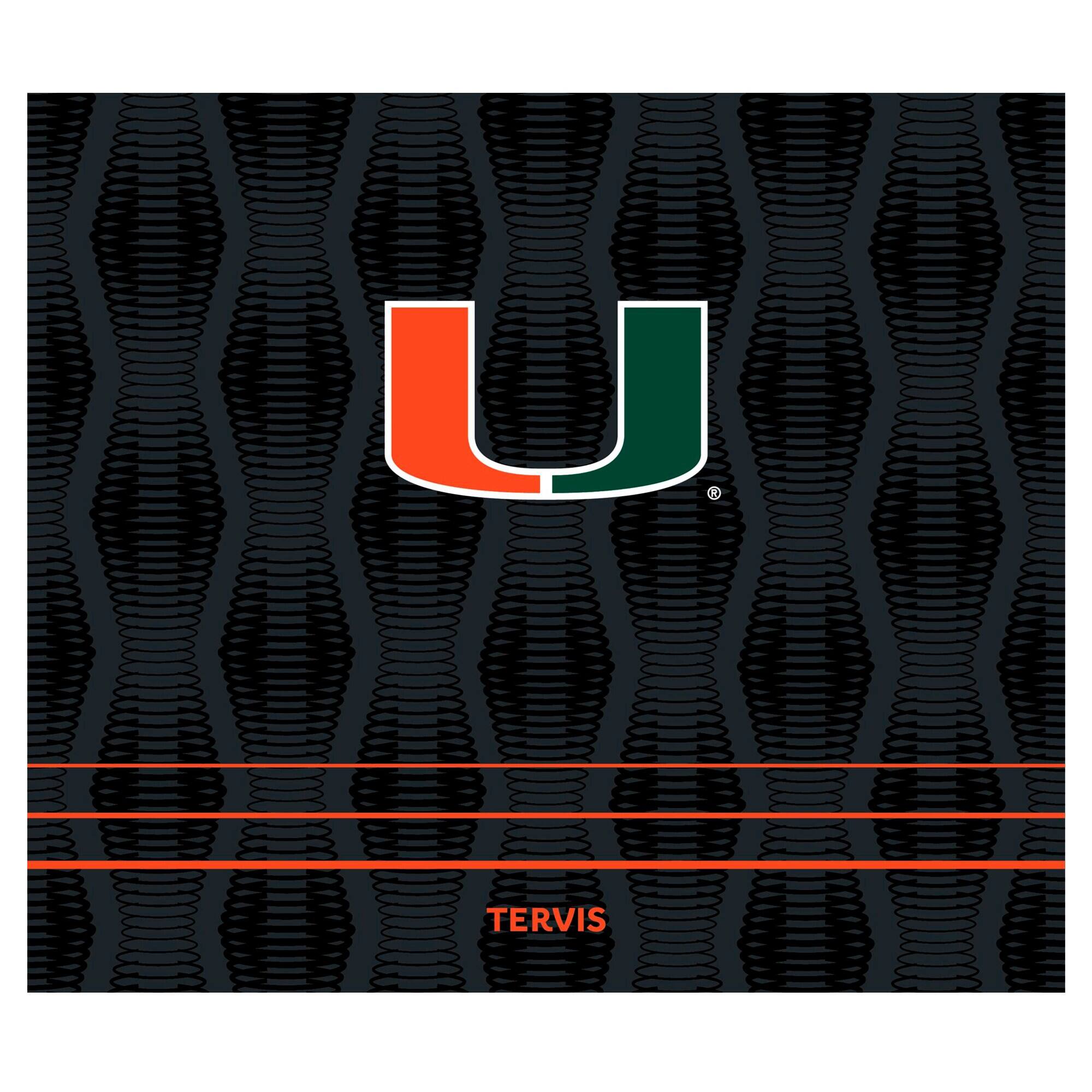 Alt View 1. Tervis - Miami Hurricanes Full Speed 36oz. Venture Stainless Steel Water Bottle - Multicolor.