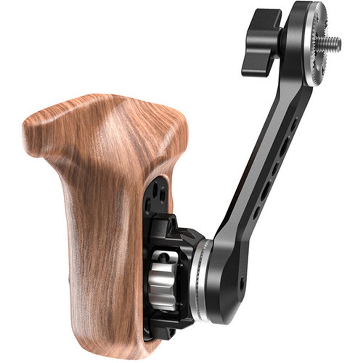 Alt View 4. Smallrig - SmallRig Left Side Wooden Handle with ARRI Rosette.