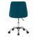 Alt View 13. CorLiving - Marlowe Upholstered Armless Task Chair - Dark Blue.
