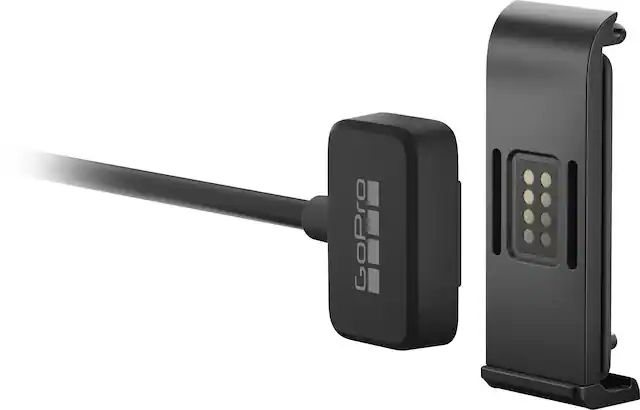 Front. GoPro - Contacto Magnetic Door and Power Cable Kit for HERO13 Black/HERO12 Black/HERO11 Black/HERO10 Black - Black.