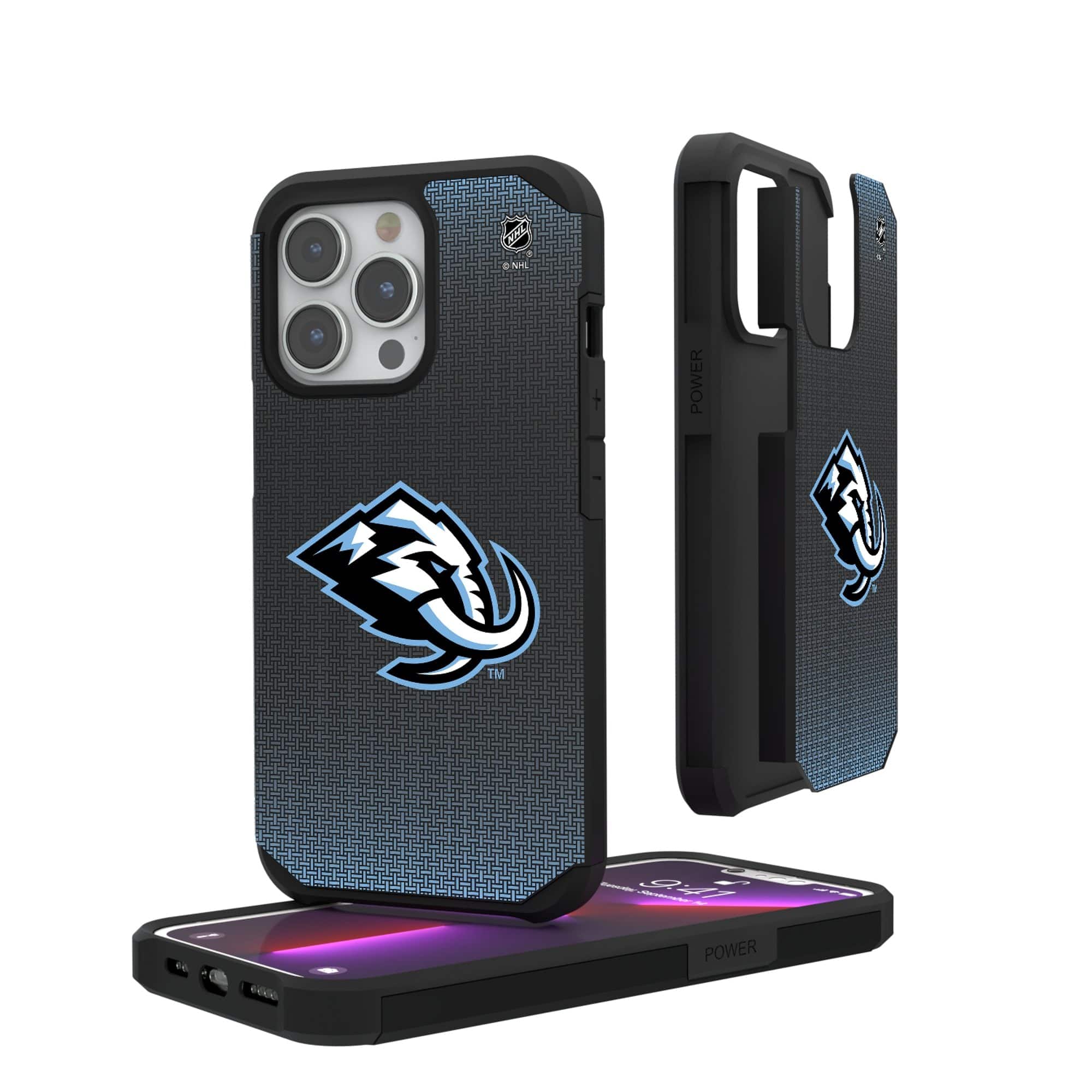 Keyscaper - NHL - Utah Mammoth Linen iPhone Rugged Case - 15 - Black price history on PriceWatchPro