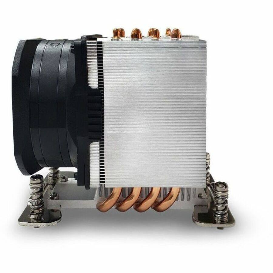 Alt View 2. Dynatron - a50 cooling fan/heatsink - Black.