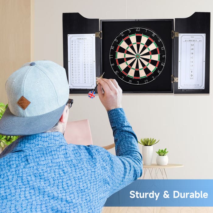 GSE Games & Sports Expert Dartboard Cabinet with Sisal/Bristle