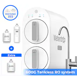 Waterdrop - G2P600 Reverse Osmosis System Extra WD-G2CF Water Filter - White